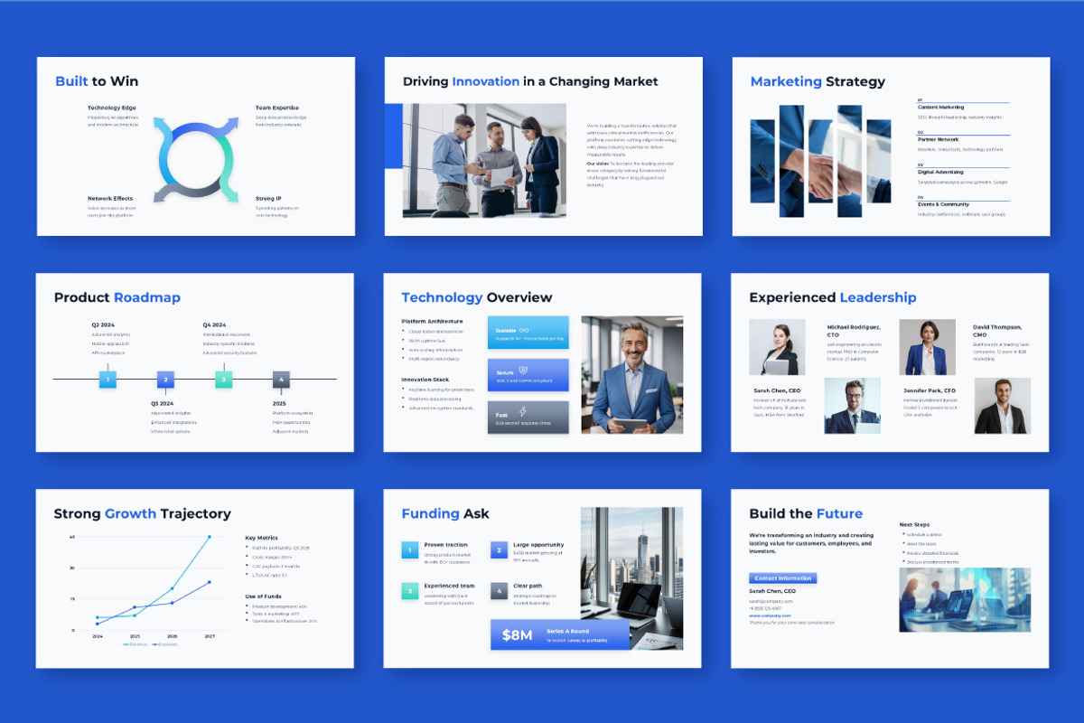 Animated Pitch Deck Presentation, a Presentation Template by Abert (Photo 8 of 8)