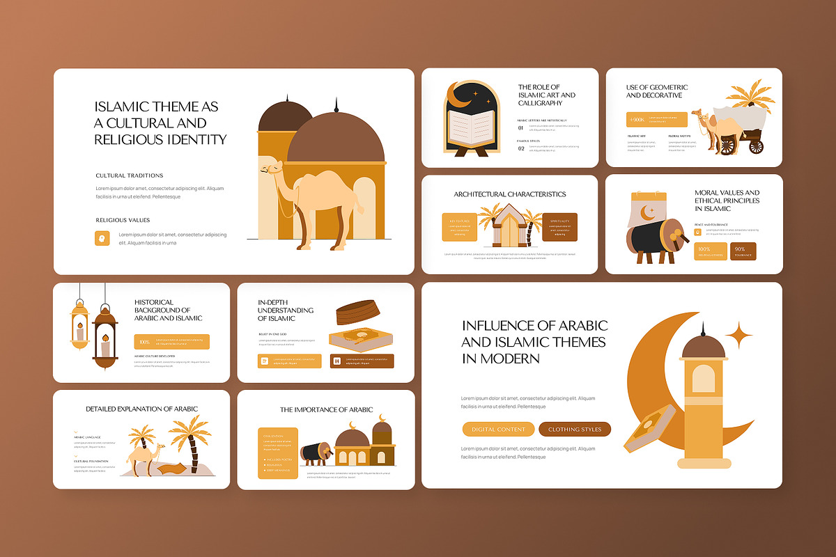 Arabic and Islamic Theme PowerPoint, a Presentation Template by Antstheme (Photo 4 of 4)