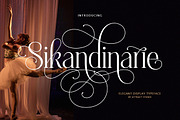 Sikandinarie, a Serif Font by Attract Studio (Thumbnail 1 of 18)