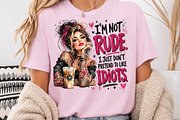 Tattoo Girl PNG I'm Not Rude Quotes, a Person Illustration by Rose Art (Thumbnail 3 of 4)