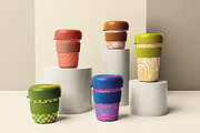 Reusable Coffee Cup Mockup Set, a Cups & Container Mockup by Mirachma Project (Thumbnail 8 of 8)