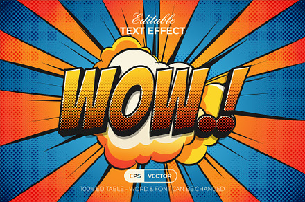 Comic Text Effect Pop Style