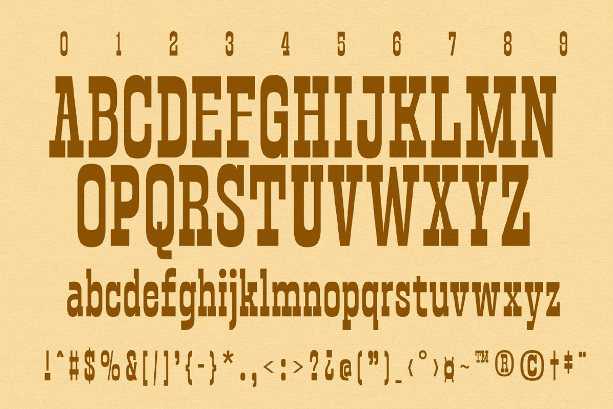 Slabrity, a Slab Serif Font by graphicook (Photo 2 of 10)