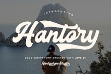 Hantory Bold Script Font