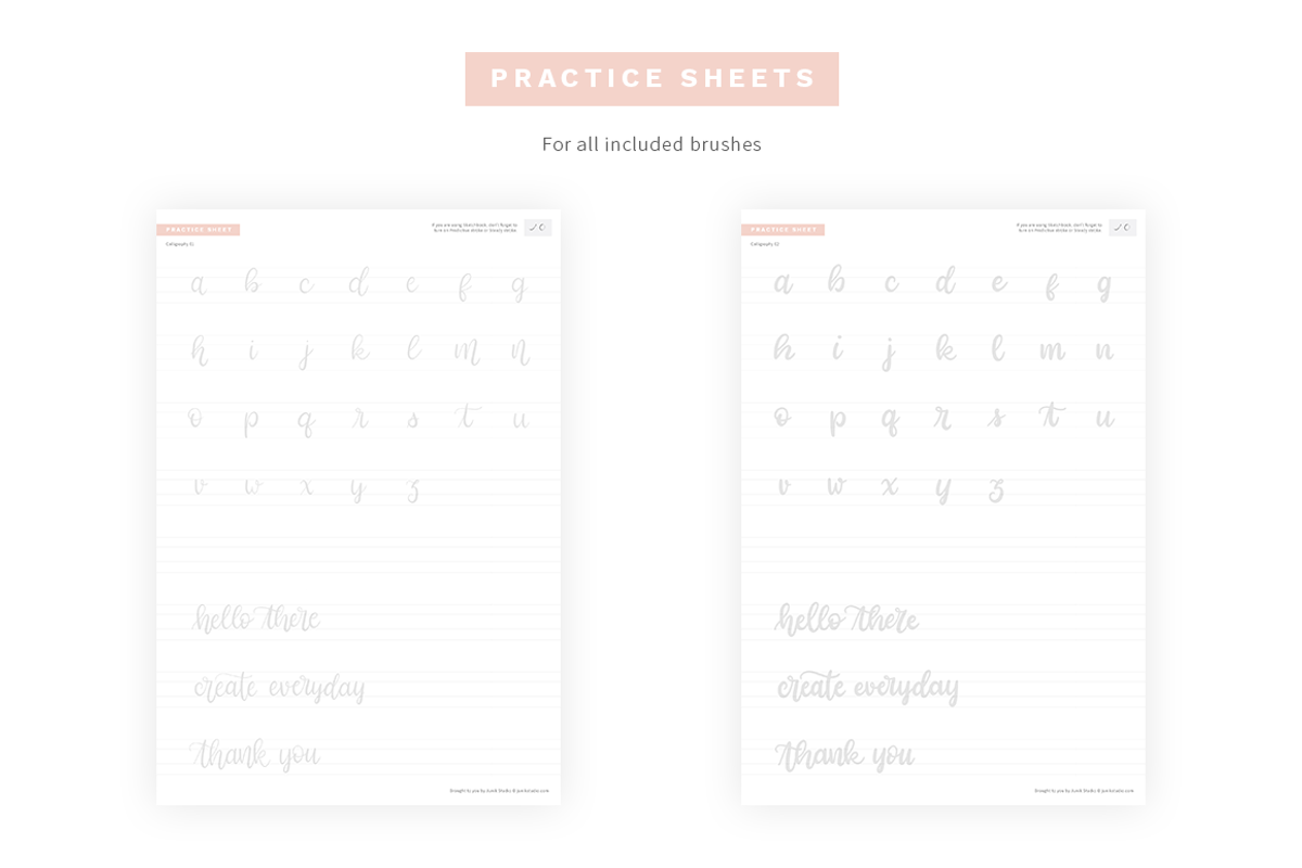 Sketchbook Brushes 1: Calligraphy preview 8