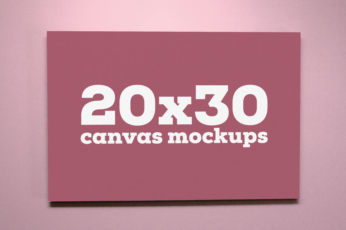 20x30 Canvas Mockups, a Print Template by Saunter Studios (Photo 1 of 2)