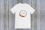 Thankful Thanksgiving Wreath Art, a Decorative Illustration by Chloe's Illustrations (Thumbnail 4 of 5)