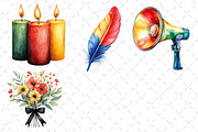 Minimalist Juneteenth Clipart, an Illustration by Dream Creation (Thumbnail 6 of 6)