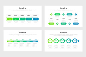 Timeline Infographics Template