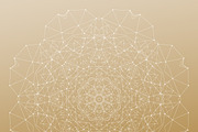 Bundle of 7 golden backgrounds, a Decorative Illustration by VectorShop (Thumbnail 1 of 7)