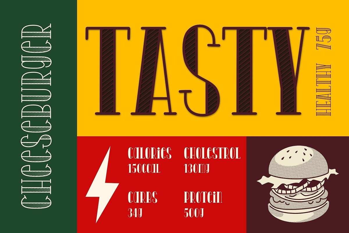 Fox Gravity 4 Font Style, a Slab Serif Font by Fox7 By Rattana (Photo 5 of 12)