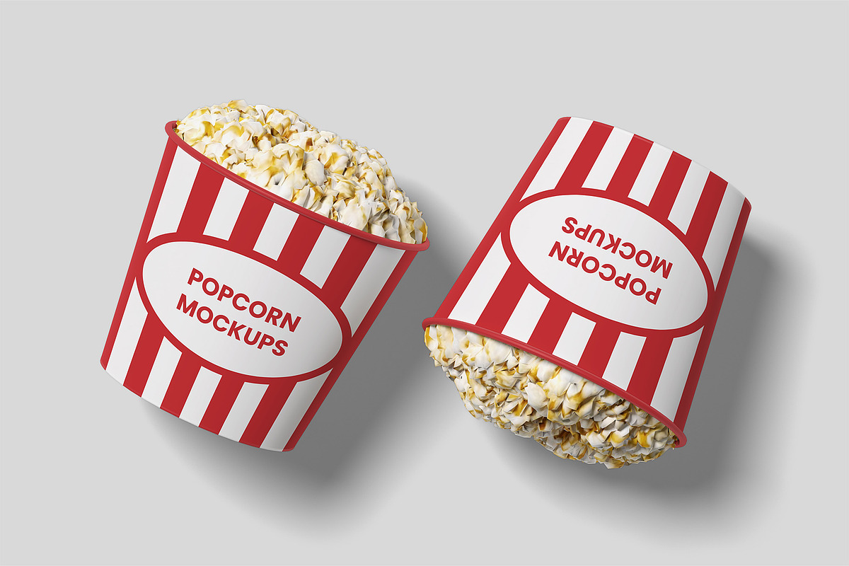 Popcorn Bucket Mockup Bundles, a Cups & Container Mockup by Compositing Studio (Photo 15 of 20)