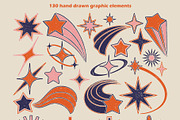 Retro Shapes Playful Clipart, an Object Graphic by ElenKoss (Thumbnail 2 of 7)