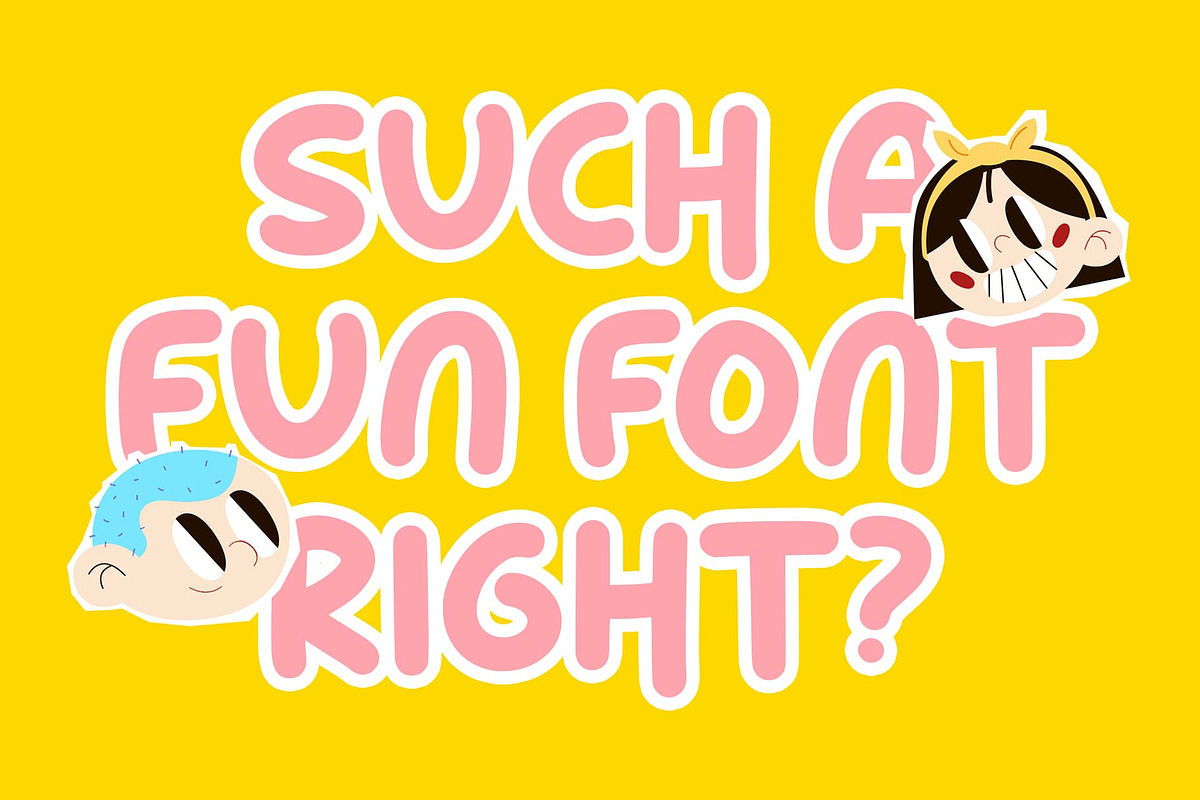 CS Yonder – Cute Kids Font, a Handwritten Font by Craft Supply Co. (Photo 4 of 8)