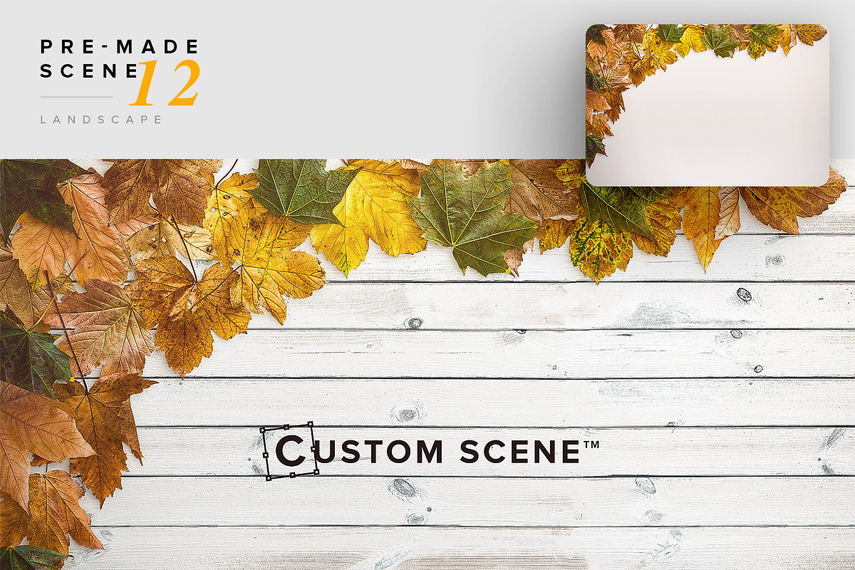 Fall & Autumn Custom Scene Creator, a Product Mockup by Custom Scene (Photo 22 of 22)
