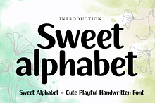 Sweet Alphabet