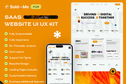 SaaS Website & SaaS Landing Page UI, a Social Media Template by Muhammad_Ahmad (Thumbnail 1 of 6)