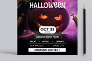 Halloween Flyer Template Layout, a Flyer Template by MightyDesign (Thumbnail 5 of 8)