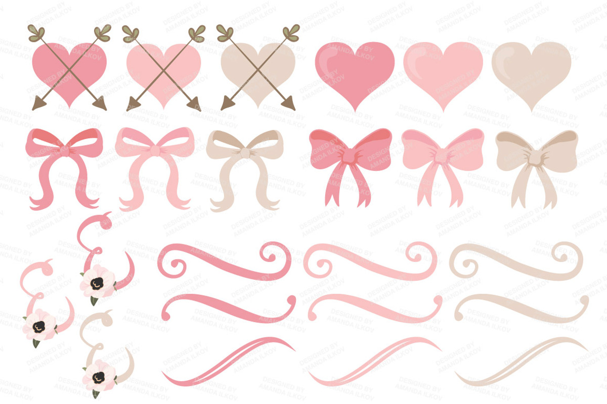 Soft Pink Vector Bicycle & Flowers, an Illustration by Amanda Ilkov (Photo 5 of 5)