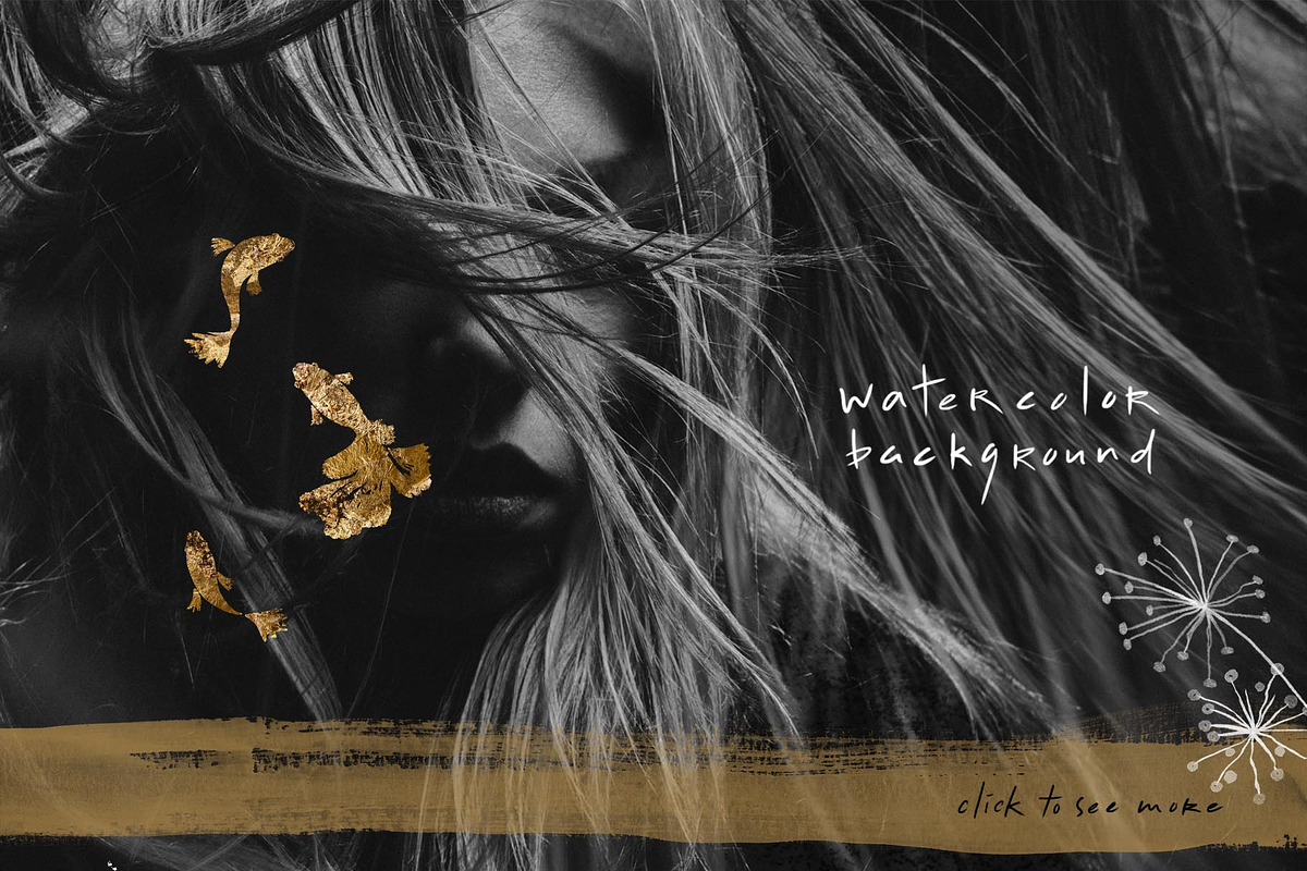 Ukiyo Watercolor Elements, a Texture Illustration by Storyteller Imagery (Photo 2 of 5)