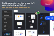 Quickit – Figma Kit for Landing Page, an UI Kit Template by Nikolay K. (Thumbnail 3 of 6)