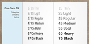 Core Sans DS, a Sans Serif Font by S-Core (Thumbnail 3 of 6)