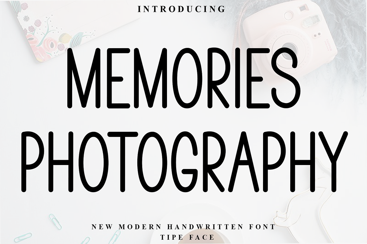 Memories Photography, a Sans Serif Font by InermediaSTUDIO (Photo 1 of 8)