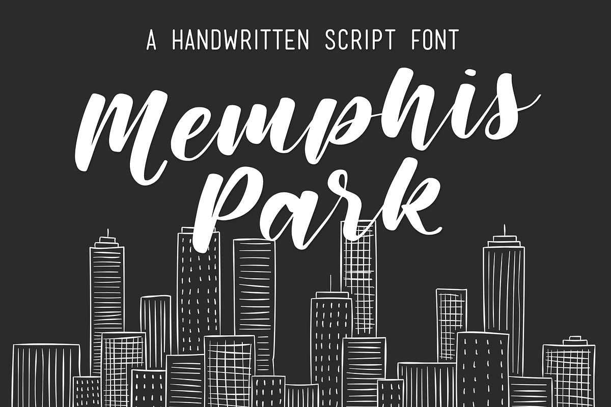 Memphis Park Script Font