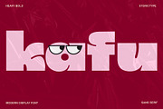 Kafu - Heavy Bold Playful Font, a Sans Serif Font by StoricType (Thumbnail 1 of 18)