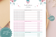 Nail Salon Promo Canva Templates, a Marketing Template by PaolaroiDesign (Thumbnail 4 of 8)