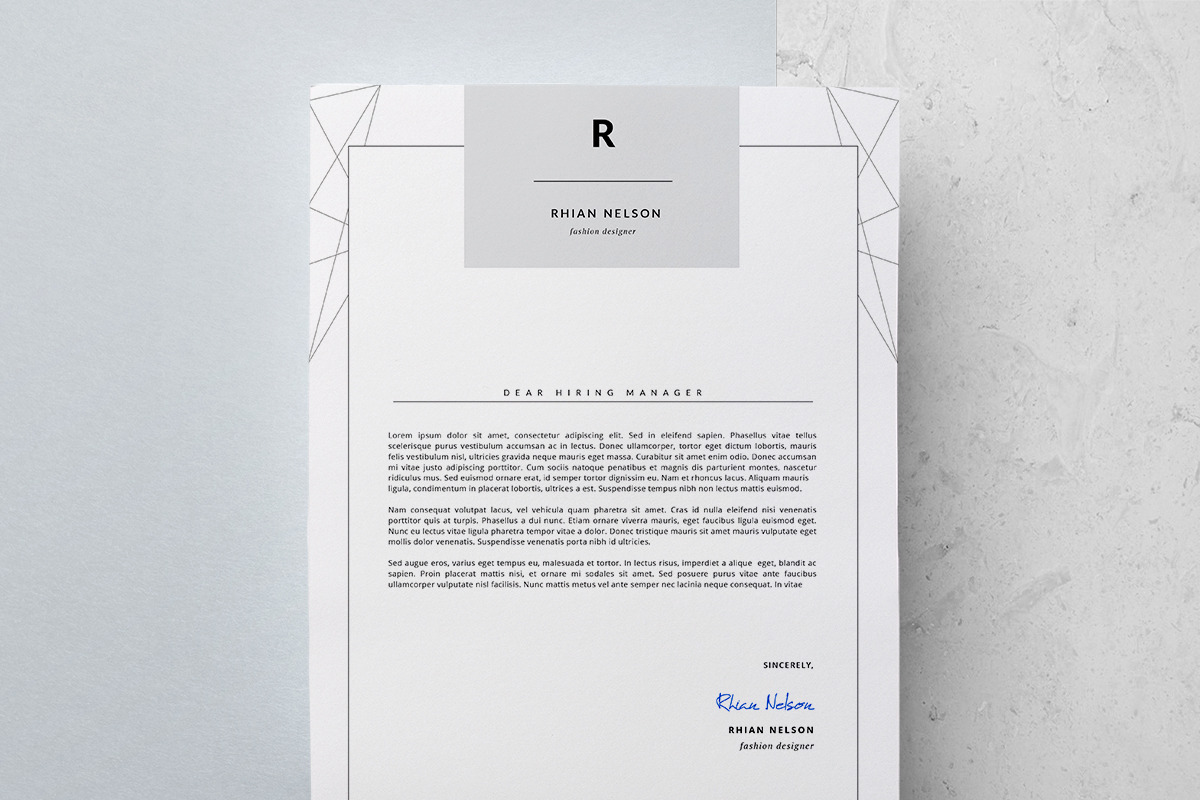 3 page Resume Template / Rhian, a Resume Template by This Paper Fox (Photo 3 of 5)