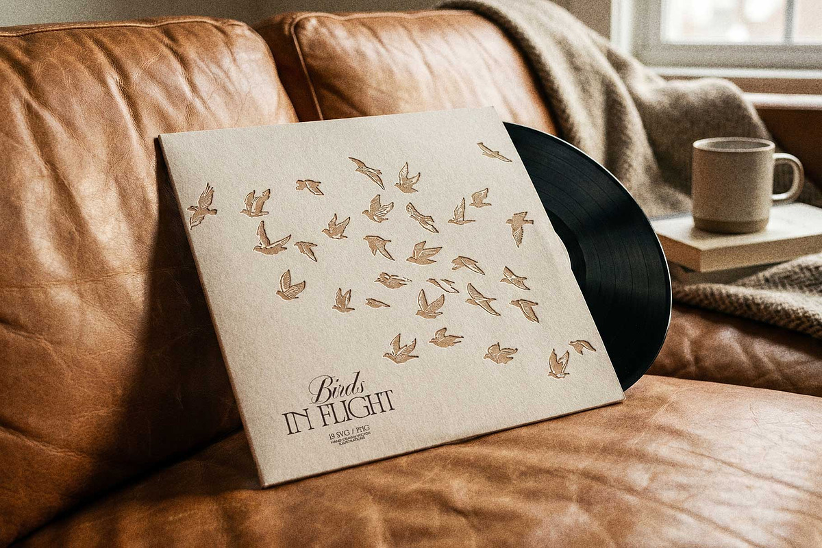Sketch-Style Bird Flock Vector Set, an Animal Illustration by TheMountBirdStudio (Photo 10 of 11)