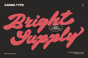 Bright Supply - Bold Script Font, a Script Font by Zarma Type (Thumbnail 1 of 12)