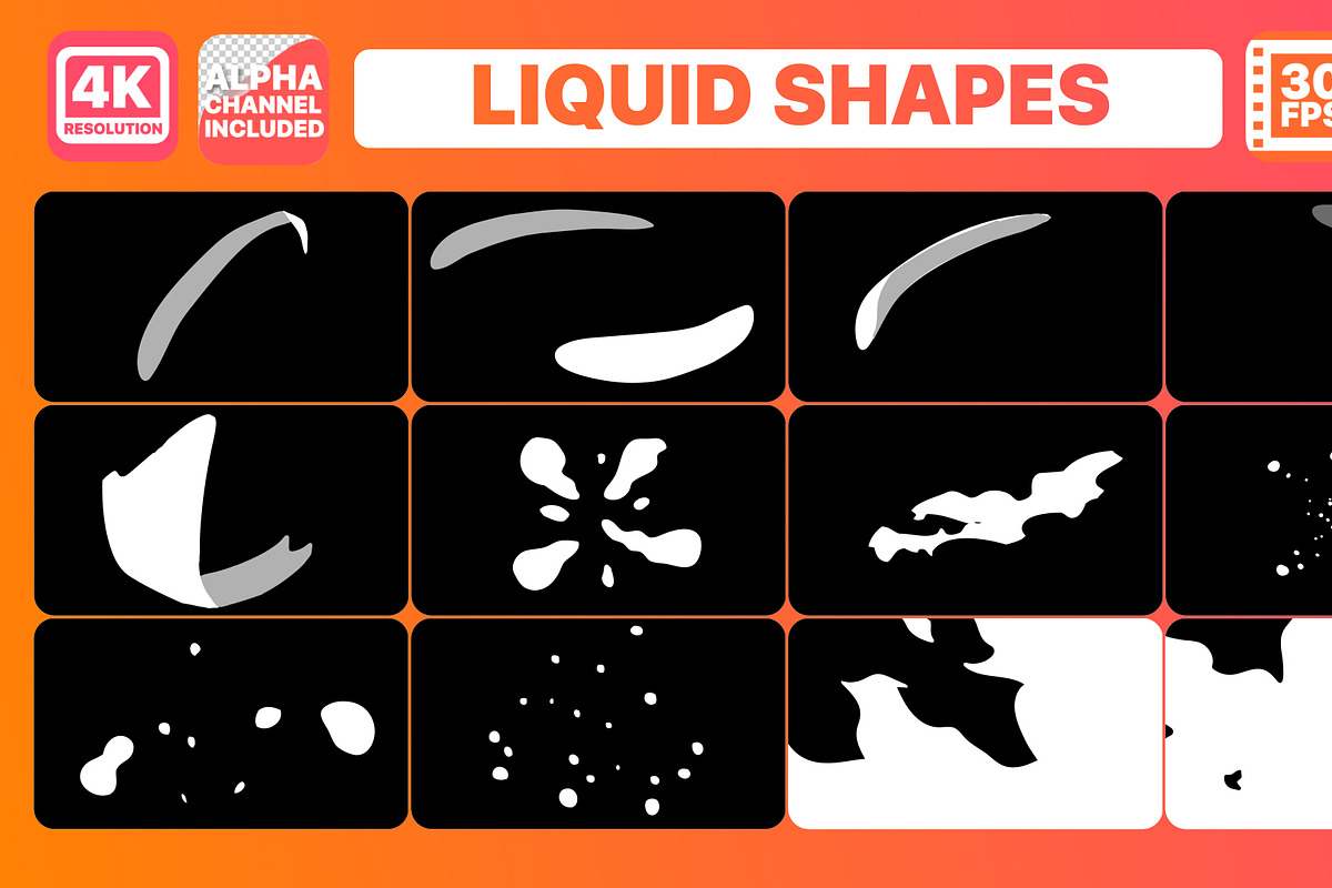 Liquid Shapes | Motion Graphics, a Graphic by FlashFXbox (Photo 1 of 2)
