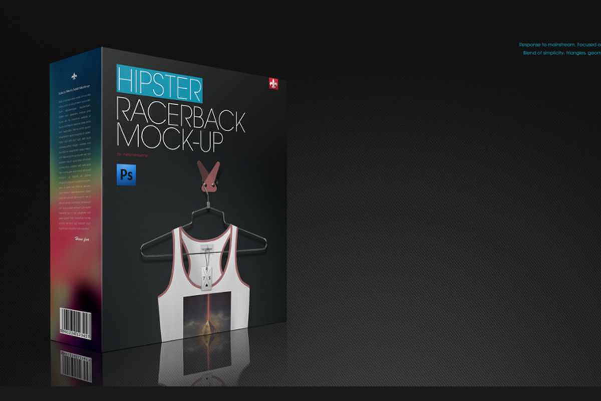 Racerback Tank On 5 Stages Mock-up, a Hoody Mockup by Mocca Mockups Store (Photo 29 of 68)