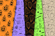 Halloween Line Art Graphics Set, a Pattern Graphic by Drafts n Doodles (Thumbnail 5 of 12)