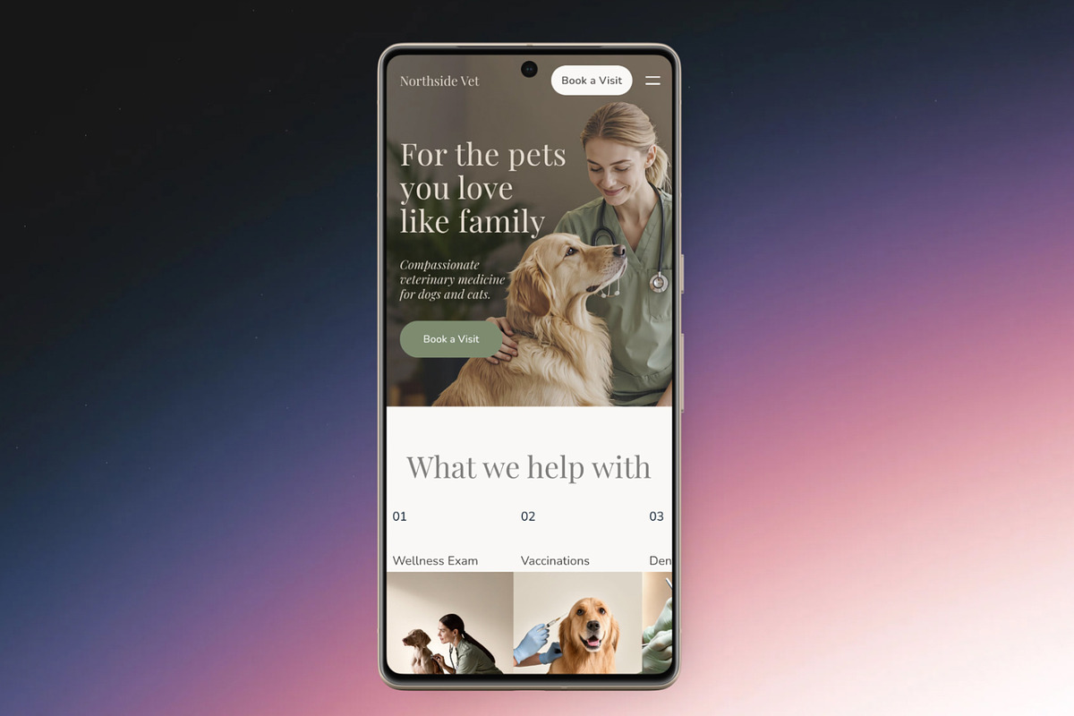 Veterinary Clinic Framer Template, a Landing Page Template by vatesdesign (Photo 3 of 3)