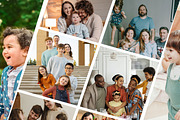 Collage Photo Frame Design Bundle, a Print Template by MRI STUDIO (Thumbnail 8 of 52)