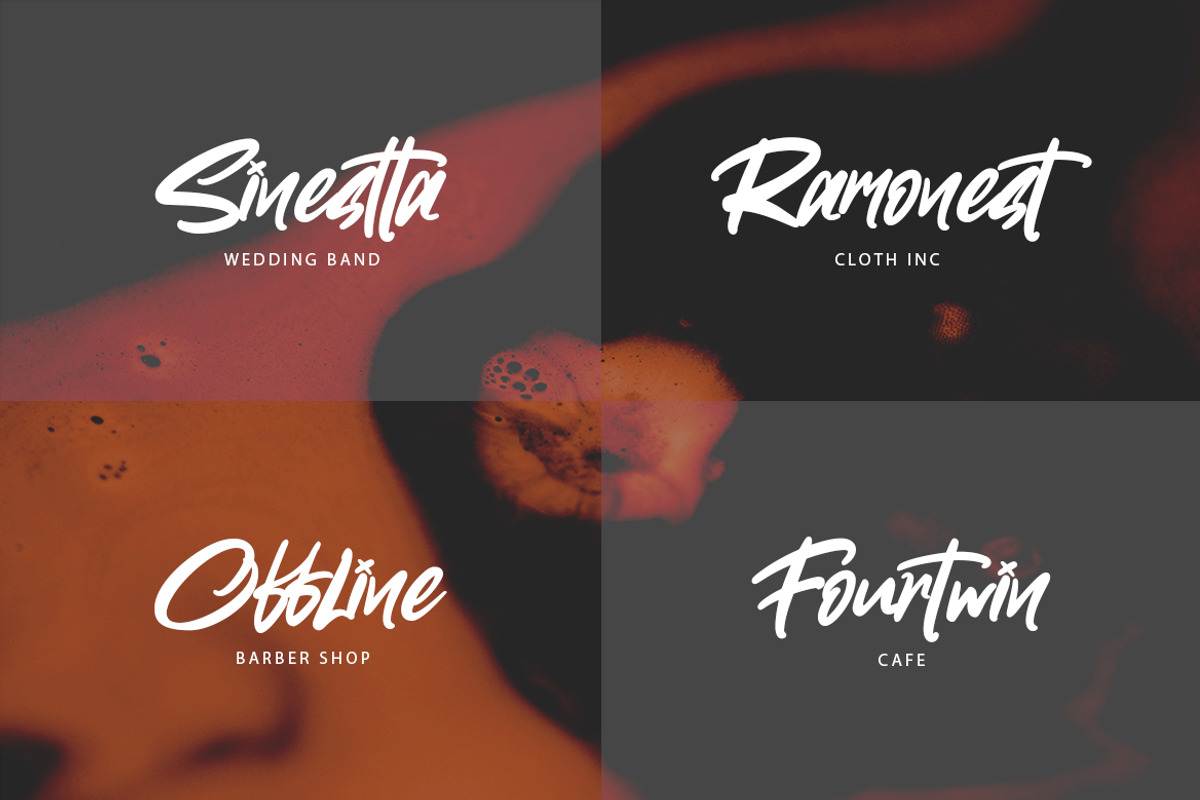 Toothless - Brush Font preview 5
