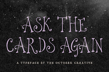 Ask the Cards Again Whimsical Serif