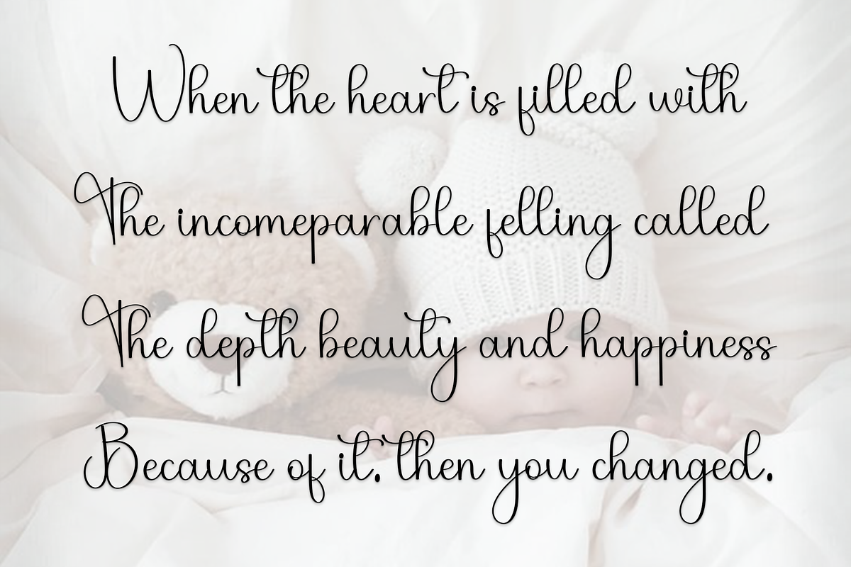 The Bride, a Handwritten Font by InermediaSTUDIO (Photo 5 of 8)