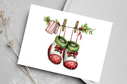 Christmas Baby Clothesline Clipart, an Illustration by Canvas Craft (Thumbnail 7 of 7)