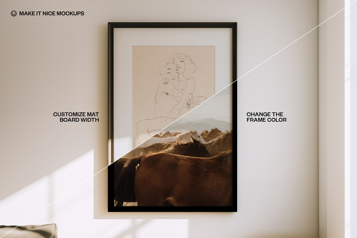 Modern Apartment Poster Mockup, a Household Mockup by makeitnicemockups (Photo 3 of 7)