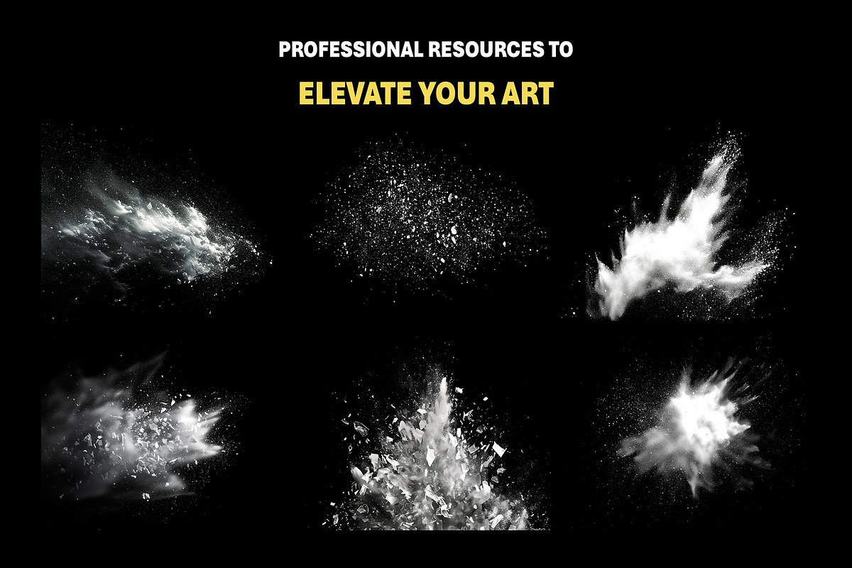 100+ PNG Cutout Snow Splash Effects, an Object Graphic by Mikel Blazgad (Photo 5 of 11)