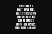 Misregon - Sports Font, a Sans Serif Font by Iqsiart Studio (Thumbnail 5 of 7)