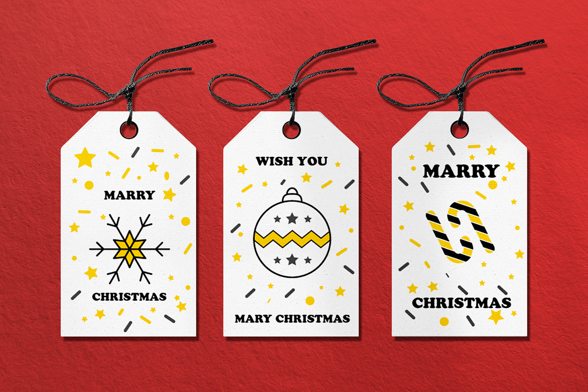 Printable Christmas Gift Labels, a Stationery Template by ContestDesign (Photo 1 of 3)