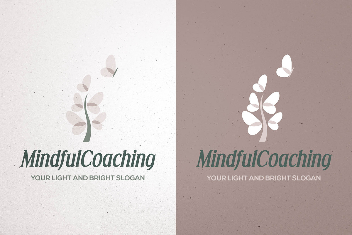 Butterfly Brand Mark | Canva & AI, a Branding & Logo Template by Elibee (Photo 1 of 6)