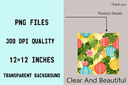 Summer Seamless Pattern, an Illustration by SVGArt (Thumbnail 5 of 9)