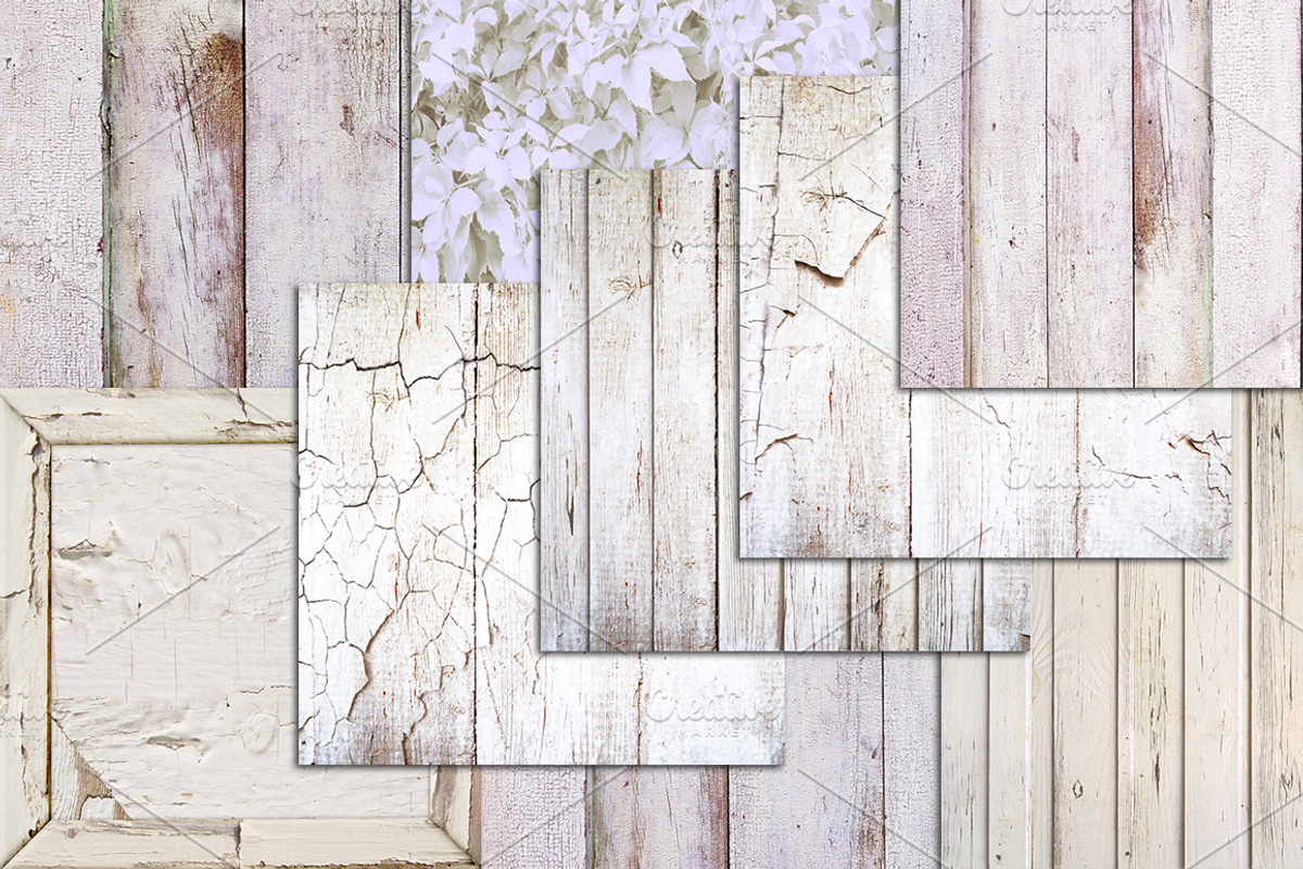 WHITE WOOD WALL TEXTURE OVERLAYS, a Texture Graphic by Area (Photo 2 of 4)