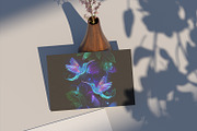 Glowing hummingbird, an Animal Illustration by blackmoon9 (Thumbnail 2 of 3)